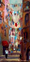Rue  Naples (2) 25x50 cm