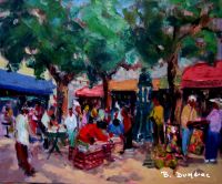 Brocante Place du Gal Beuret 65x54 cm