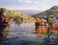 Au bord du lac 81x65 cm 