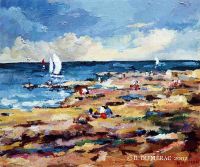 Ramasseurs de coquillages 61x50 cm