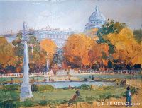 Jardin du Luxembourg 41x33 cm