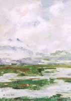 Paysage en Islande 46x38 cm