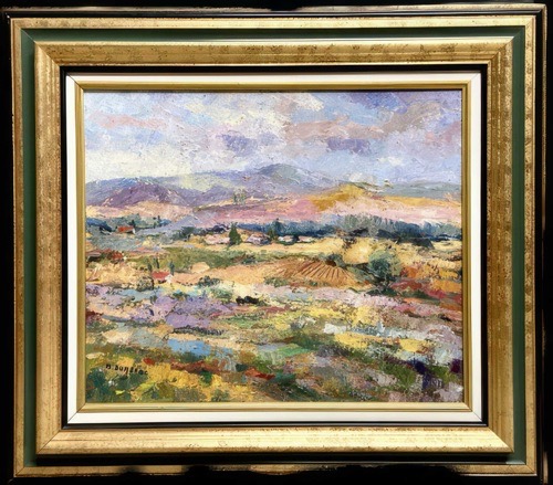 Paysage de Provence par Brigitte du MÉRAC