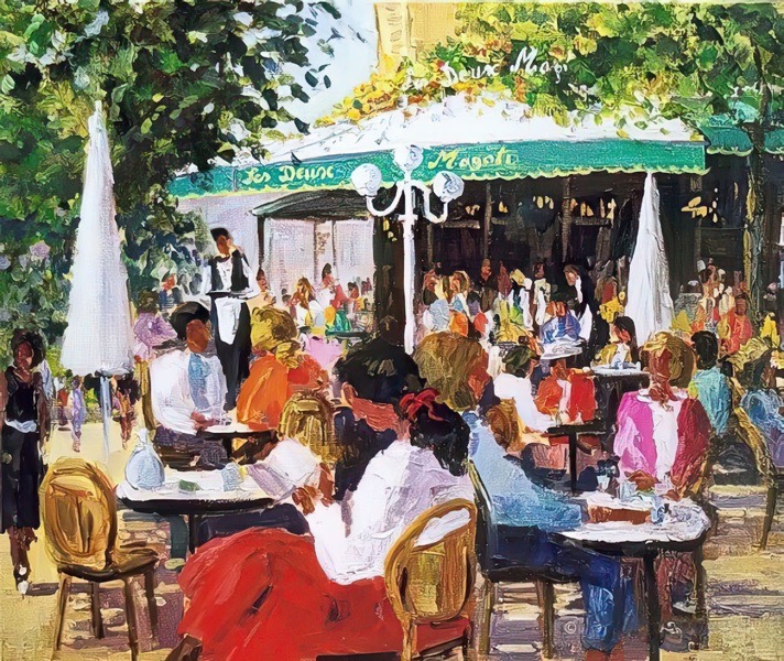 Terrasse ensoleillée par Brigitte du MÉRAC