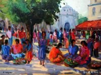 March au Guatemala 61x50 cm