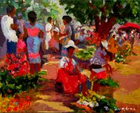 March  Cuba 55x46 cm